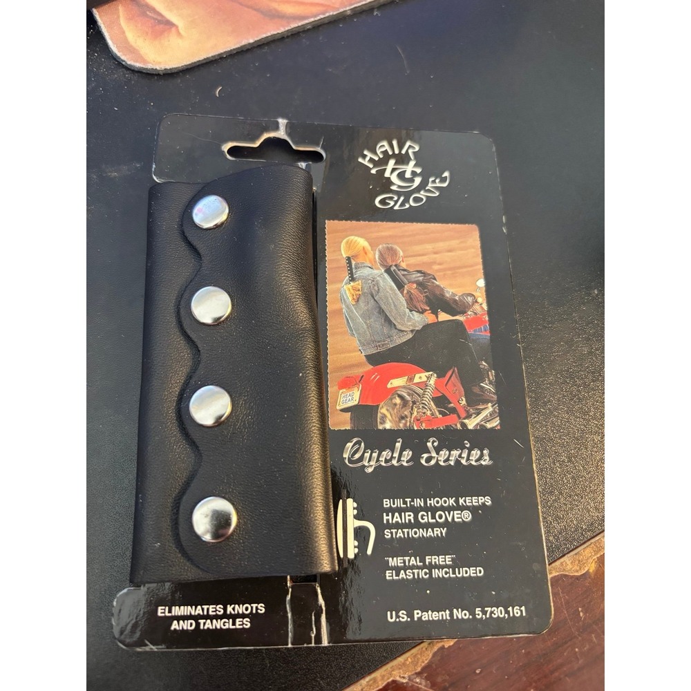 Hot Leather Hair Glove New In Package Cycle Series